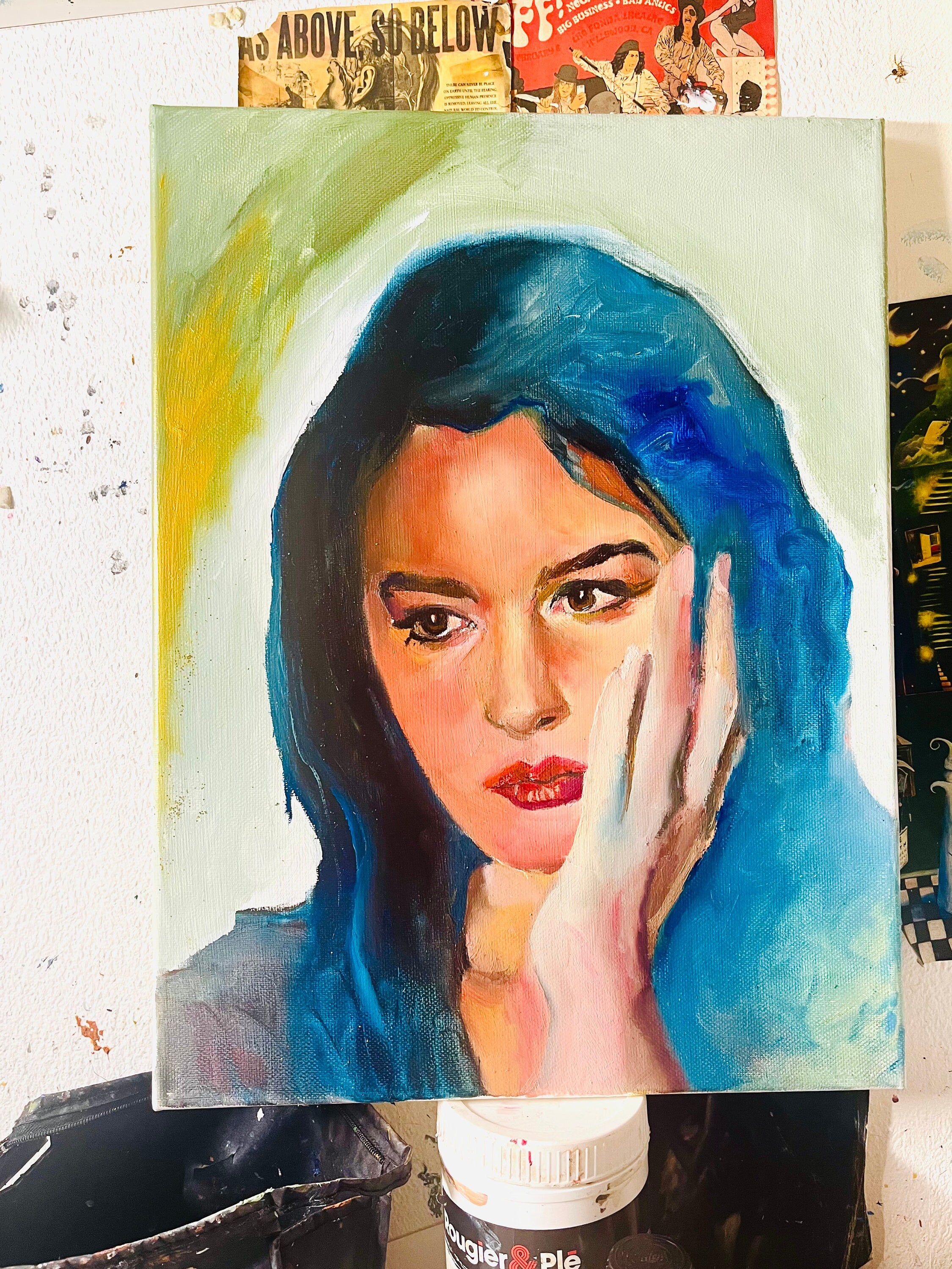 Feeling Blue, Portrait