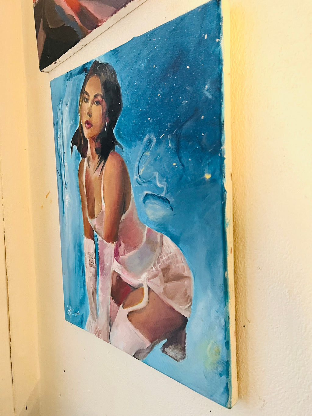 Original oil painting of Madison Beer