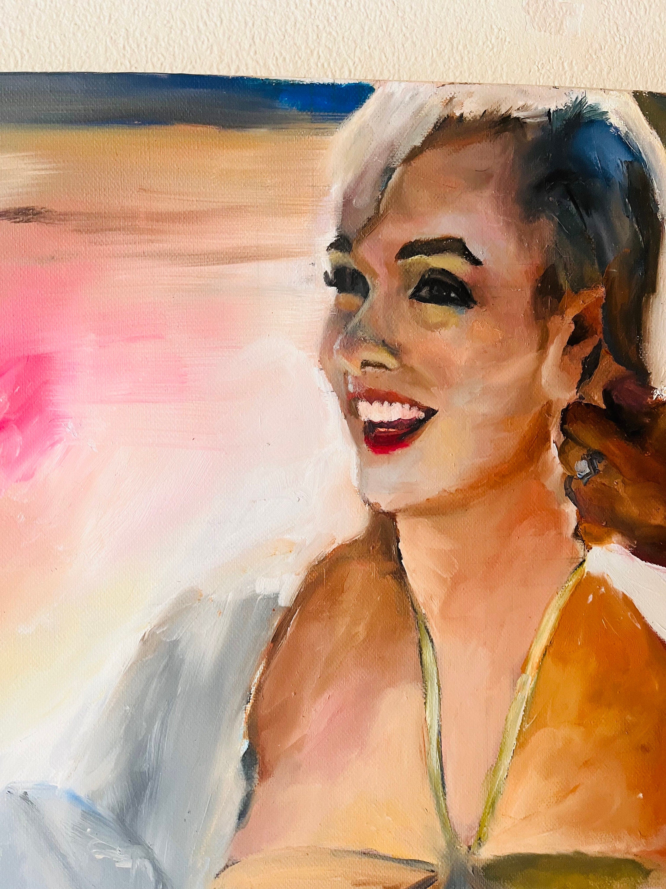 Original oil painting of Marylin Monroe