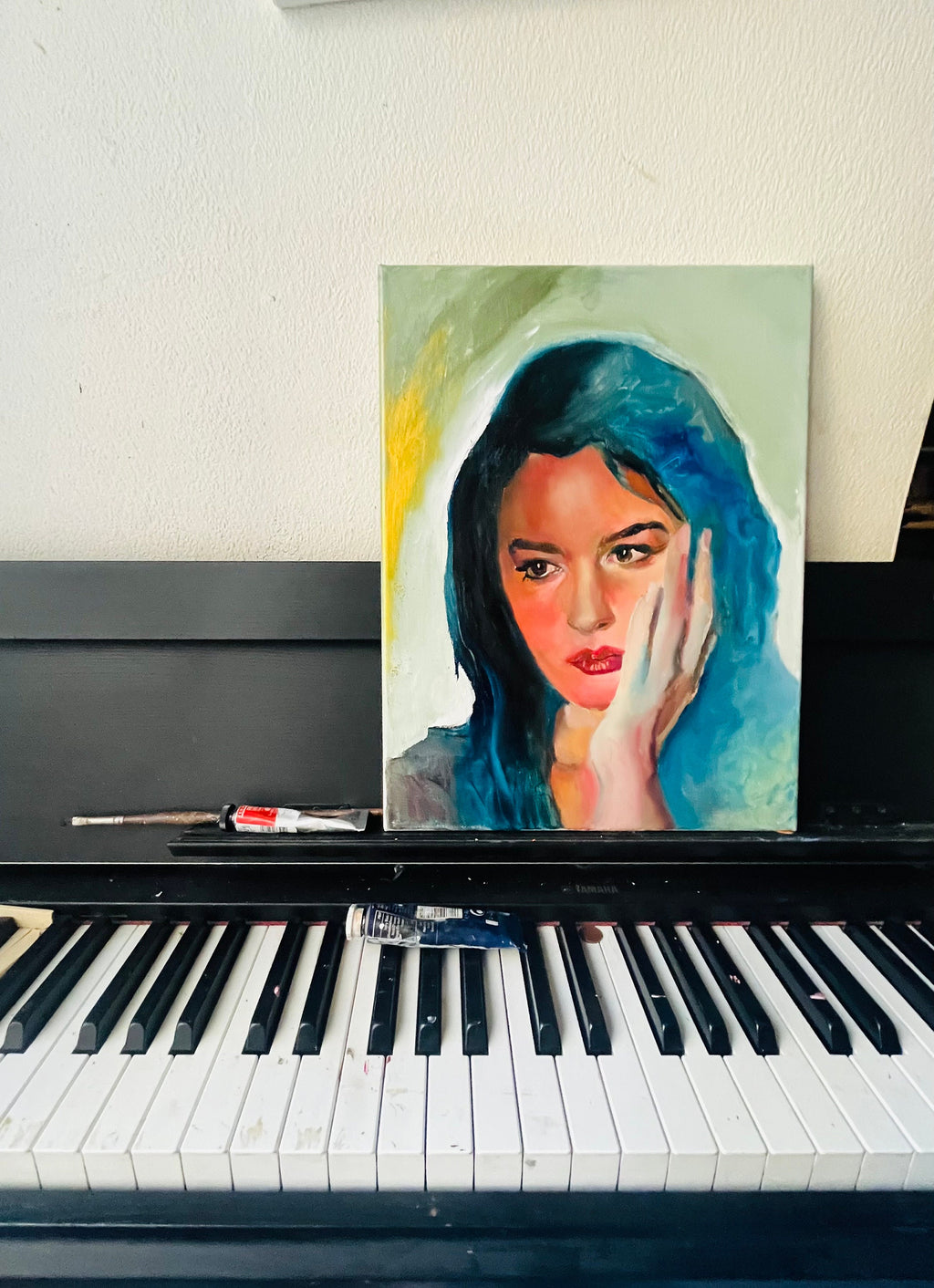 Feeling Blue, Portrait