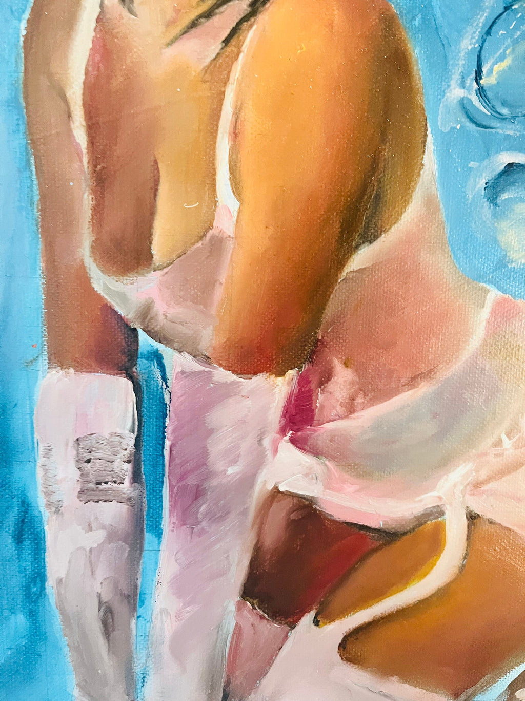 Original oil painting of Madison Beer