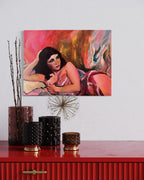 Original portrait painting of Elizabeth Taylor as cleopatra