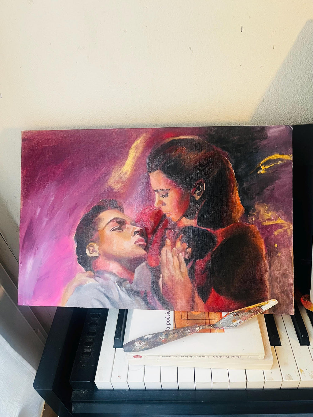 Maria and Tony west side story original painting