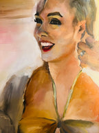 Original oil painting of Marylin Monroe