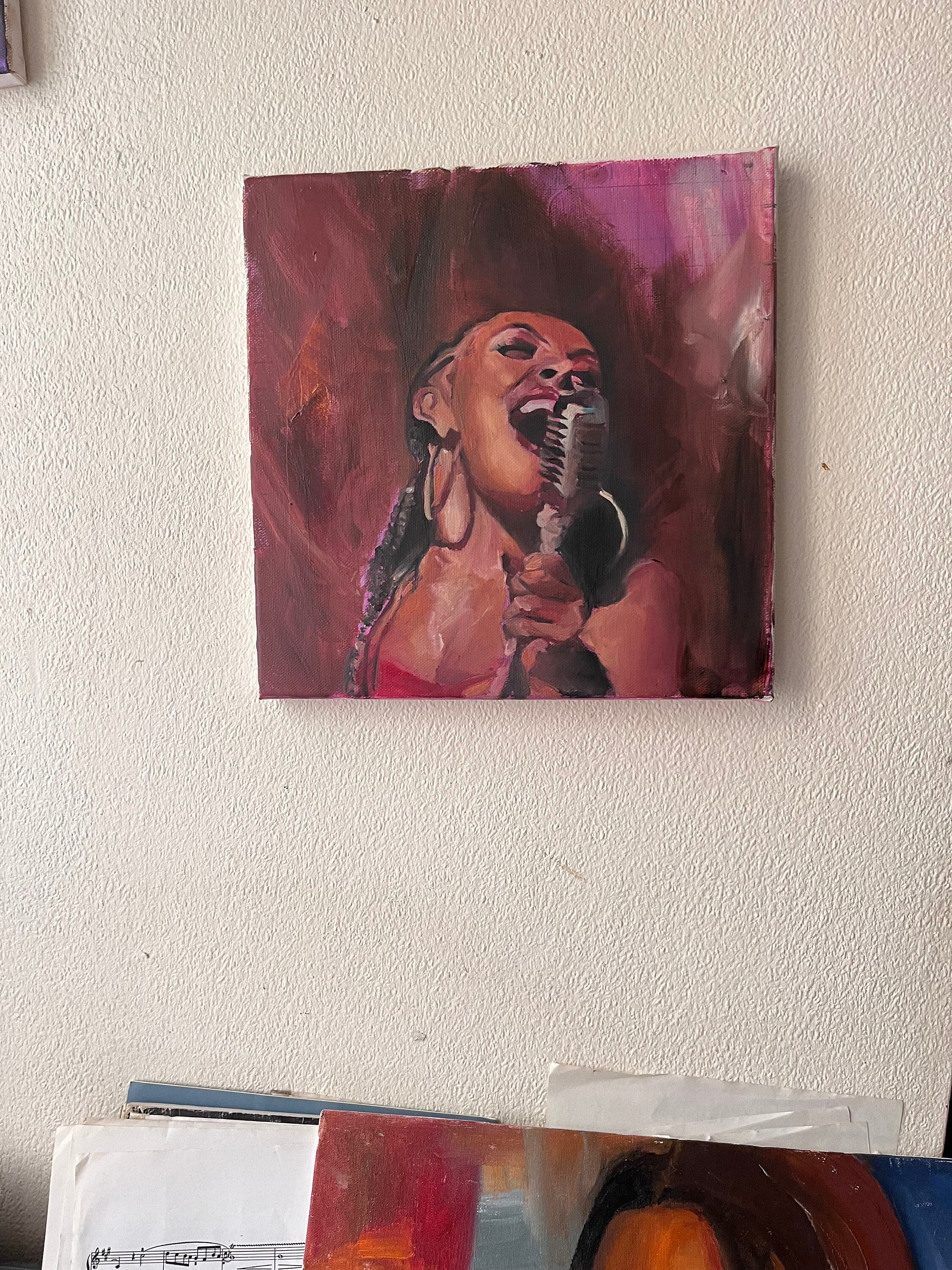 Doja cat painting from Vegas music video