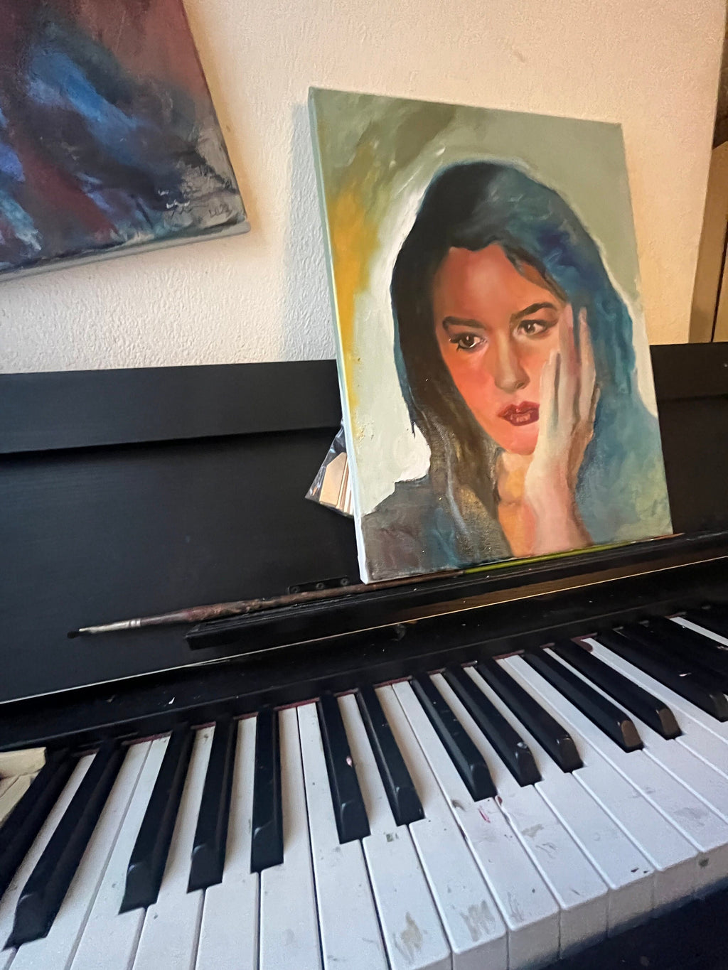 Feeling Blue, Portrait