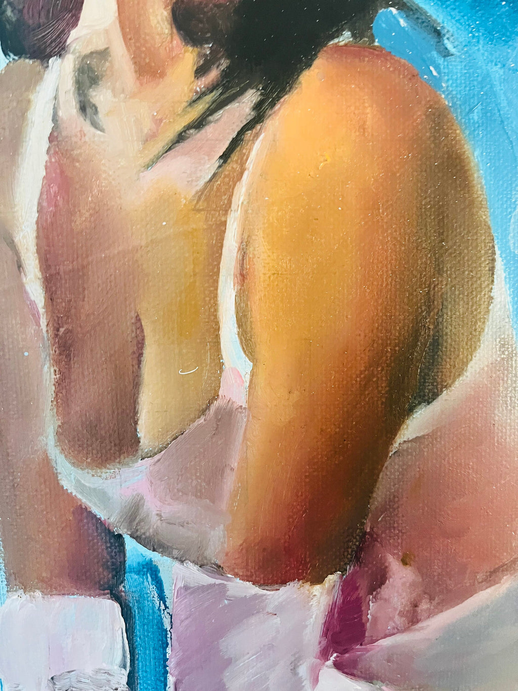 Original oil painting of Madison Beer