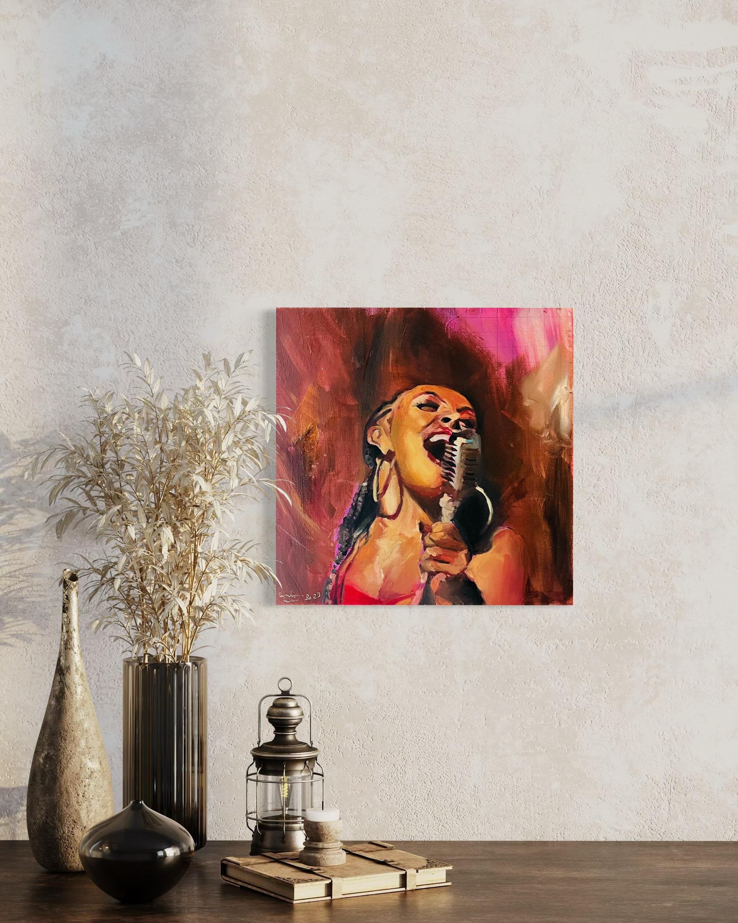 Doja cat painting from Vegas music video