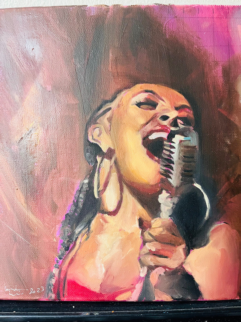 Doja cat painting from Vegas music video