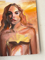 Sunflower woman