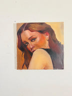 Original painting Victoria Pedretti, Love Quinn from You