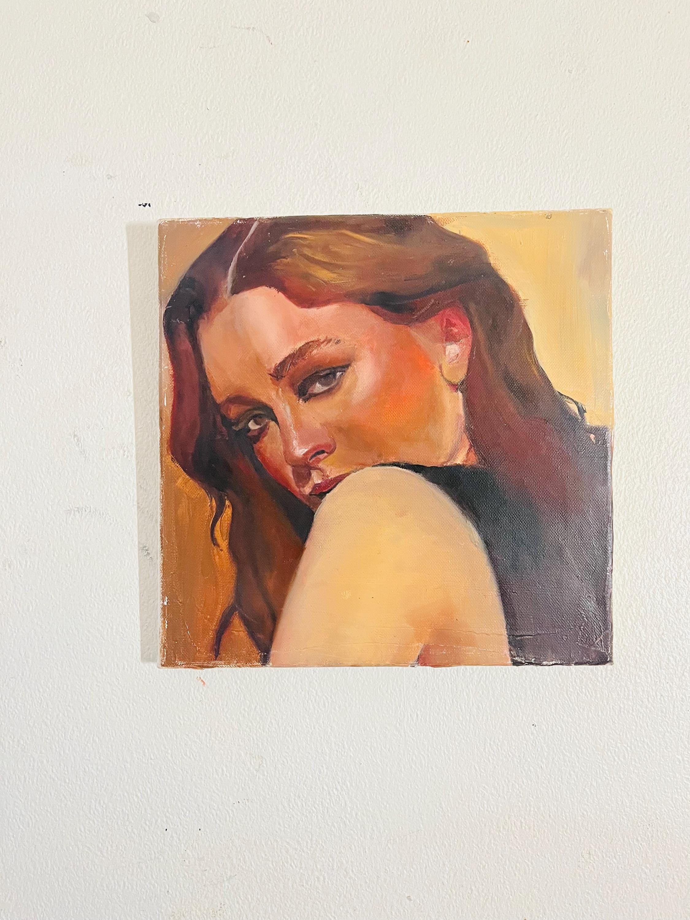 Original painting Victoria Pedretti, Love Quinn from You