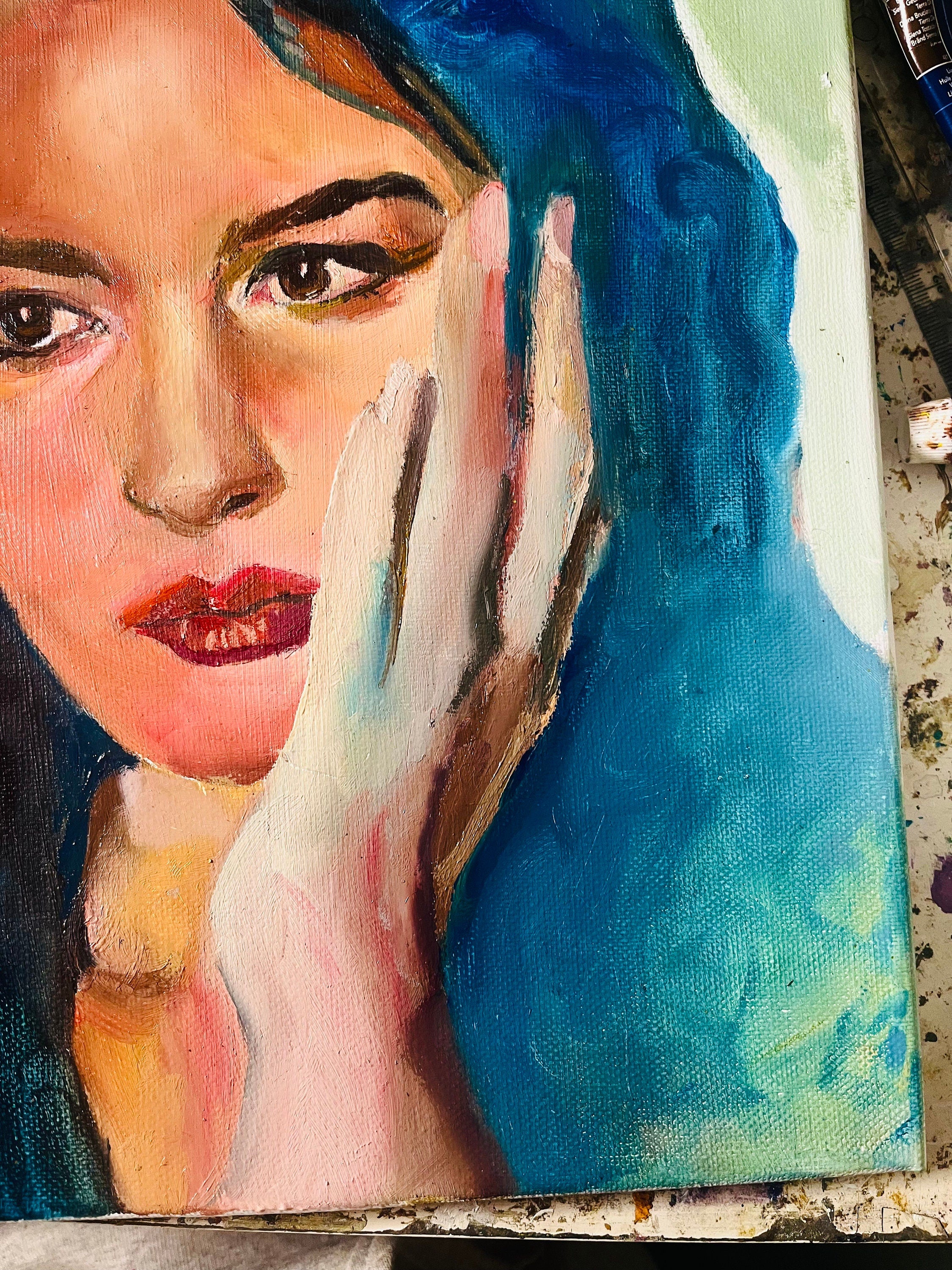 Feeling Blue, Portrait