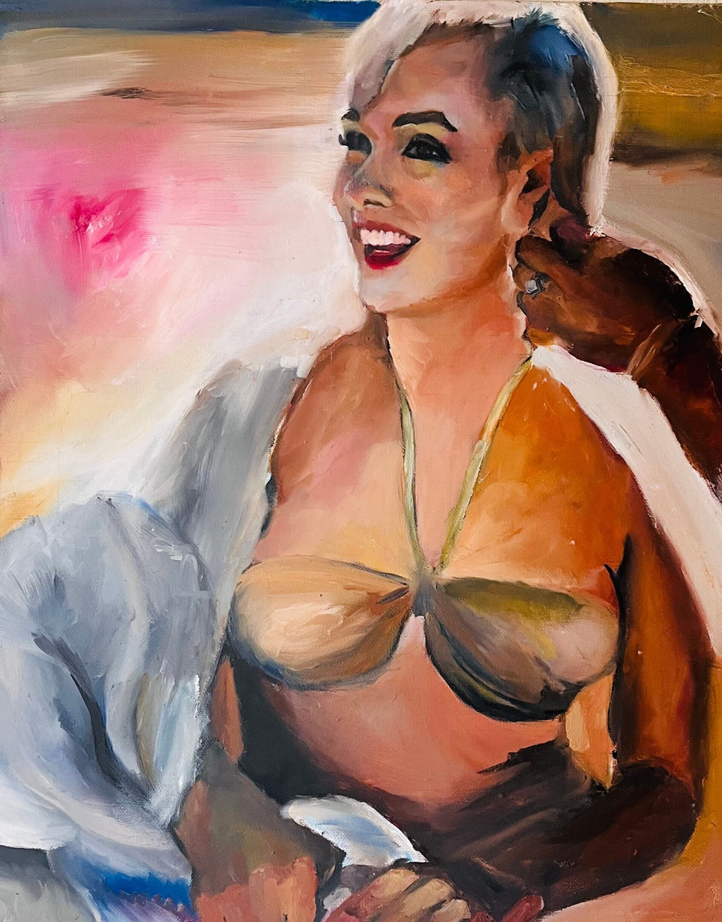 Original oil painting of Marylin Monroe