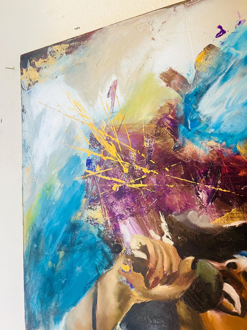 Donna Summer original oil and acrylic painting