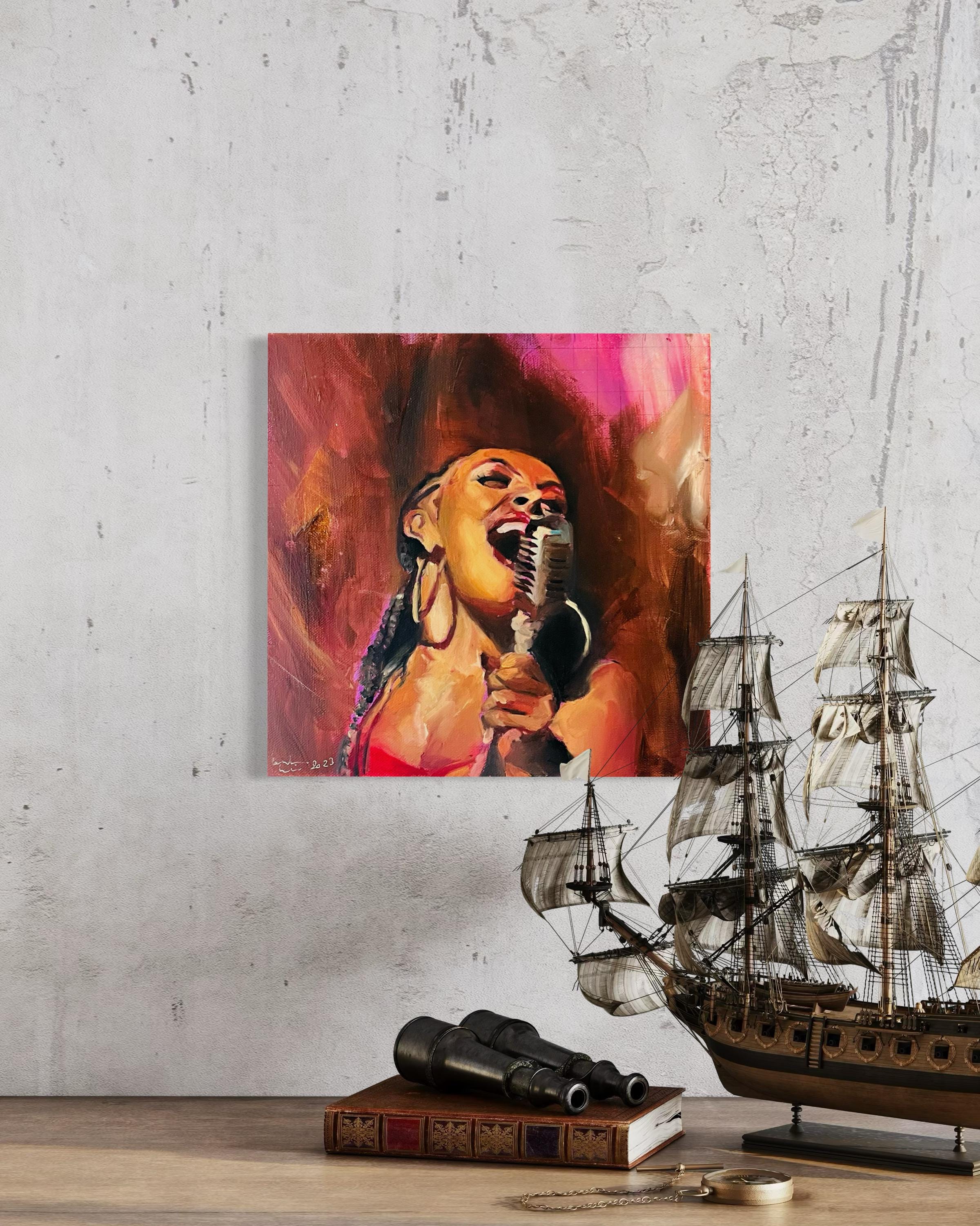 Doja cat painting from Vegas music video